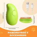 Cepillo a Vapor 3en1 Masajeador Para Mascotas