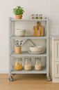 Estanteria Plegable Metalica Con Ruedas 4 Niveles