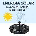 Fuente Solar Flotante Jardín Y Exteriores Los Gurises