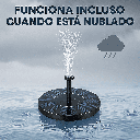 Fuente Solar Flotante Jardín Y Exteriores Los Gurises