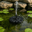 Fuente Solar Flotante Jardín Y Exteriores Los Gurises