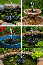 Fuente Solar Flotante Jardín Y Exteriores Los Gurises