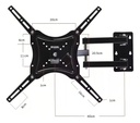 Soporte Tv De Pared Brazo Movible 32 A 55 Pulgadas Negro