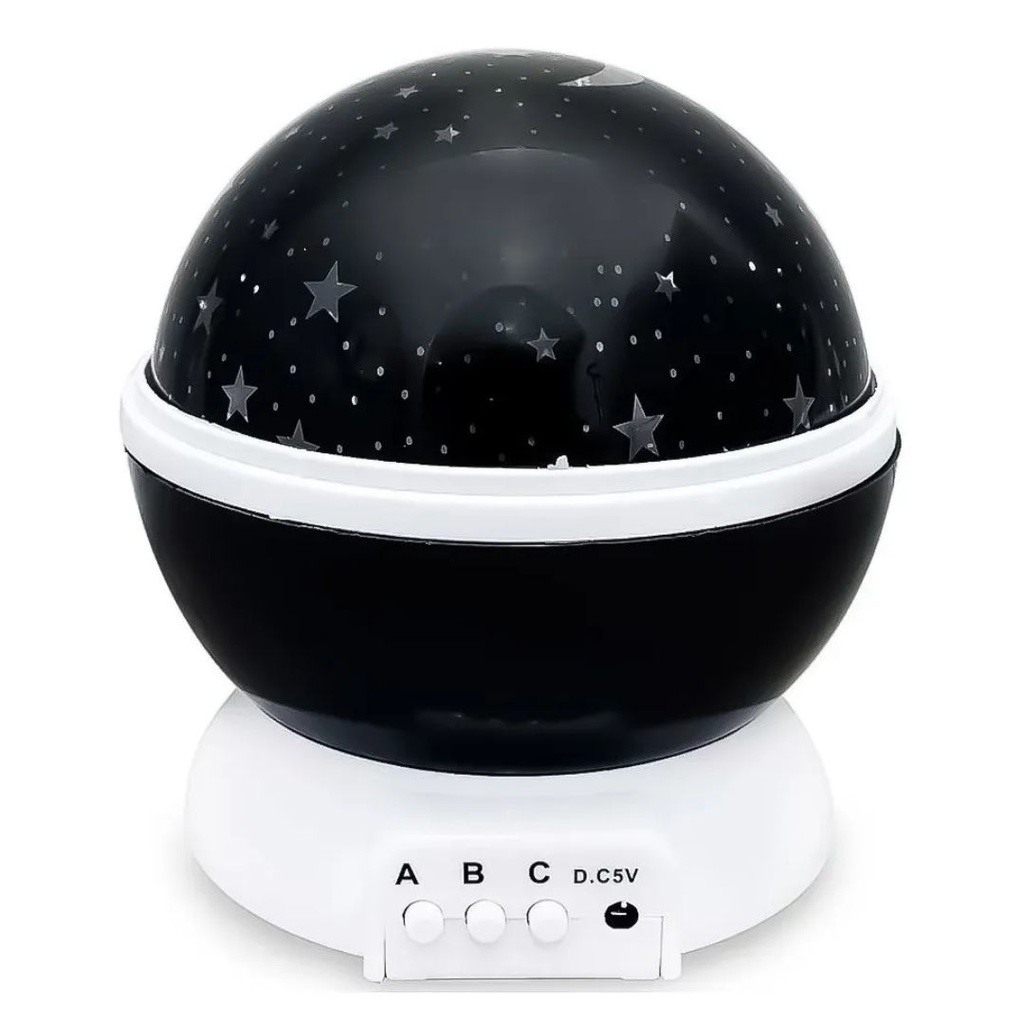Veladora Proyector de Estrellas Giratoria Led Usb