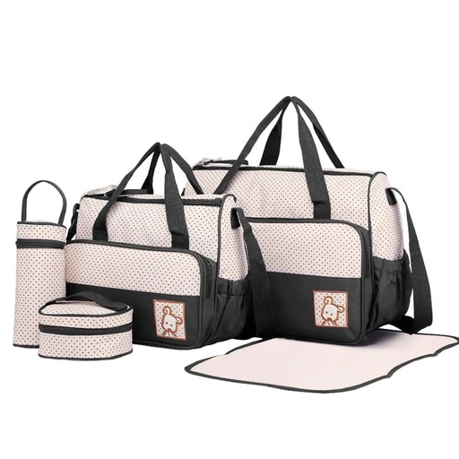 Bolso Maternales 5 en 1 De Calidad Con Cambiador
